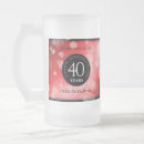 Search for 40th beer glasses Elegant