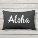 Search for aloha pillows Black and white