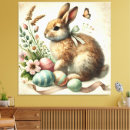 Search for vintage easter bunny canvas prints Egg
