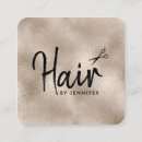 Search for copper and black business cards Hairdresser