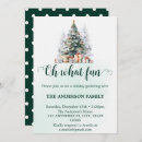 Search for oh what fun holiday invitations Elegant