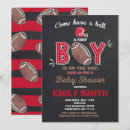 Search for football baby shower invitations Touch down