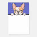 Search for cute post it notes Frenchie