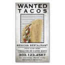 Search for mexican food business cards Taqueria