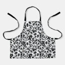 Search for kawaii aprons Black and white