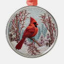 Search for red cardinal bird ornaments Memorial