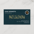 Search for science business cards Chemistry