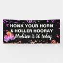 Search for funny 50th birthday party decor Fifty