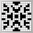 Search for crossword puzzle posters White