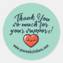 Search for thank you for your support stickers Small business
