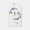 Search for 50th anniversary wedding favor tags Floral