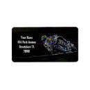 Search for motorcycle return address labels Motorbike