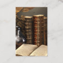 Search for book cover business cards Vintage