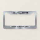 Search for real estate license plates Realtor