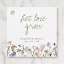 Search for rustic favor tags watercolor flowers