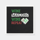 Search for mahjong napkins Chinese