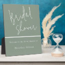Search for bridal shower plaques Modern