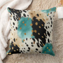 Search for turquoise and cream pillows Green