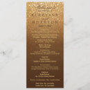 Search for brown wedding programs trendy
