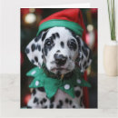Search for dalmatian christmas cards Puppy