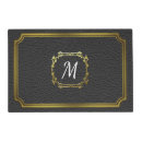 Search for double sided placemats Black