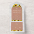 Search for farmhouse wedding invitations Sunflower