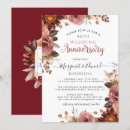 Search for ruby wedding anniversary invitations Burgundy