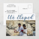 Search for elopement announcement postcards Chic