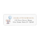 Search for elephant return address labels Modern