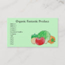 Search for fresh produce business cards Peppers
