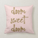 Search for college pillows Gold
