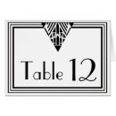 Search for table cards Black and white