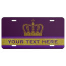 Search for princess license plates Crown