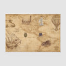 Search for vintage world map tissue paper Old