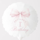 Search for 1st birthday balloons Baby girl