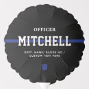 Search for blue line balloons Police