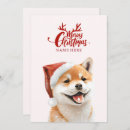 Search for shiba inu christmas cards Cute