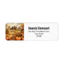 Search for country style return address labels Rustic
