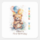 Search for teddy bear stickers First birthday