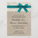 Search for burlap and lace wedding invitations vintage