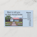 Search for new address business cards Garden