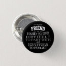 Search for friends buttons typography