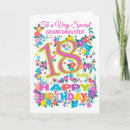 Search for granddaughters 18th birthday cards Flowers