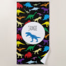 Search for dinosaur beach towels T rex