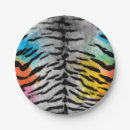 Search for tiger paper plates Orange