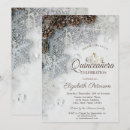 Search for snowflake quinceanera invitations Elegant