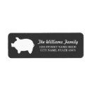 Search for chalkboard return address labels Rustic