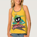 Search for bugs all over print womens tank tops marvin the martian