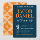 Search for boy bar bat mitzvah invitations Typography