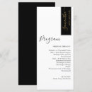 Search for menu and wedding programs Minimal